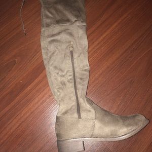 Over the knee boot.